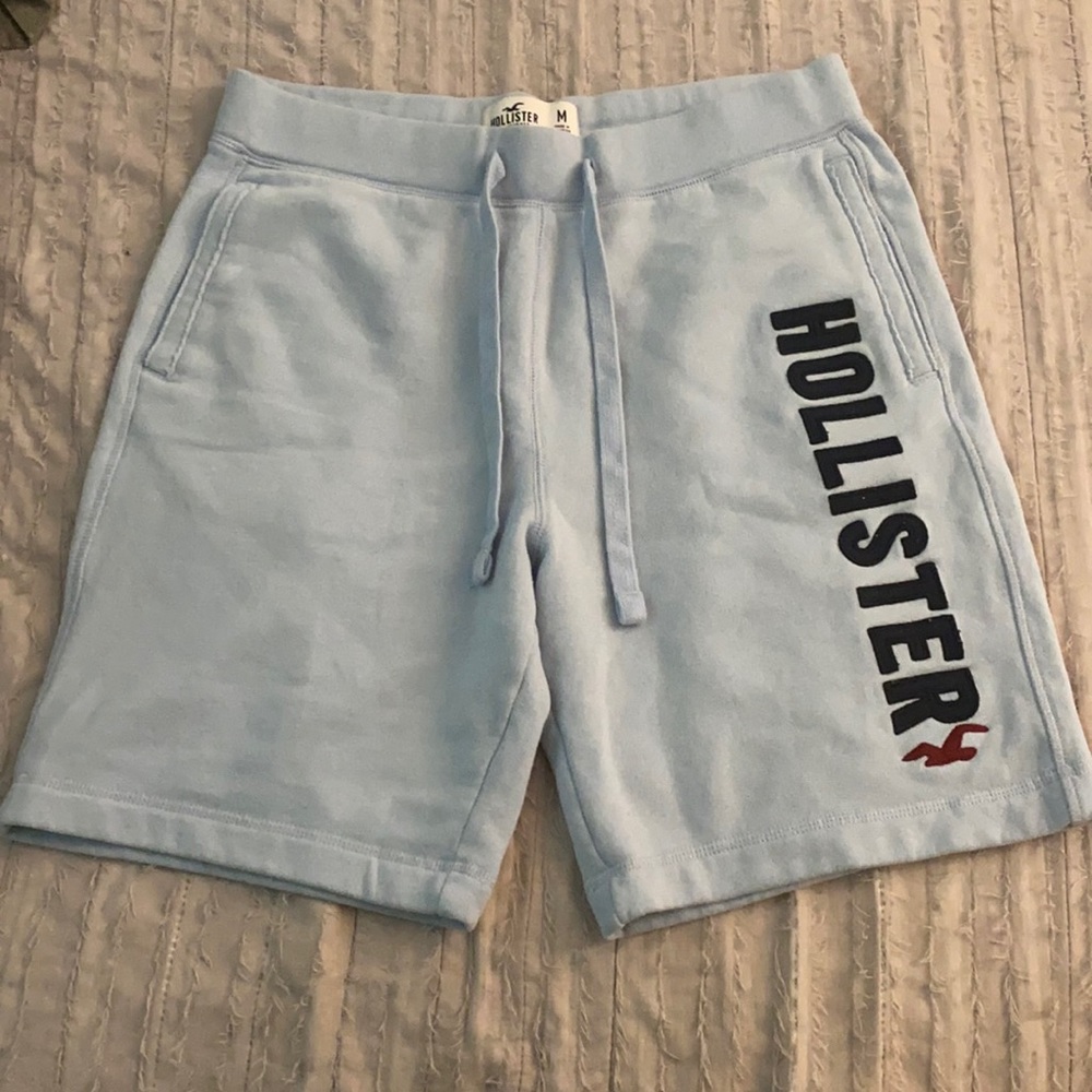 Light Blue Soft Hollister Lounge Shorts